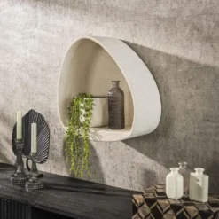 Rubjerg Design Wandregal Stone Dreieck Marmor