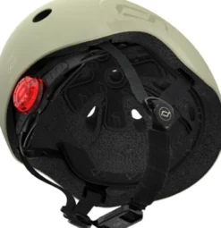 Scoot & Ride Helm Olive Größe S-M