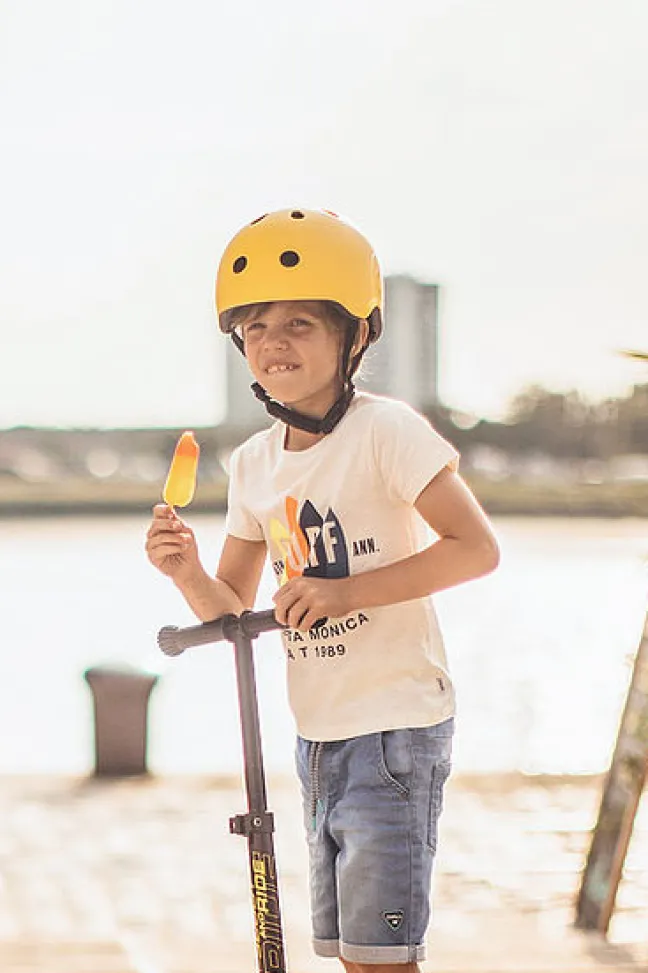 Scoot & Ride Helm S-M lemon