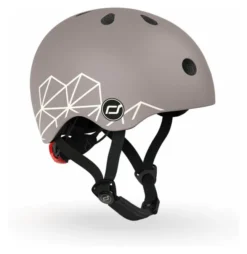 Scoot & Ride Helm XXS-S Graphics brown lines