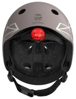 Scoot & Ride Helm XXS-S Graphics brown lines