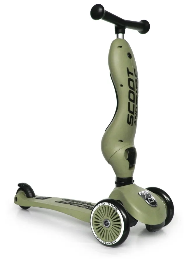 Scoot & Ride Highwaykick 1 olive