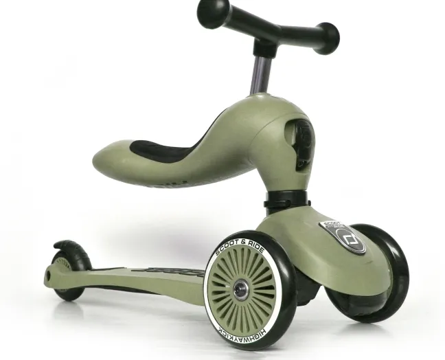 Scoot & Ride Highwaykick 1 olive