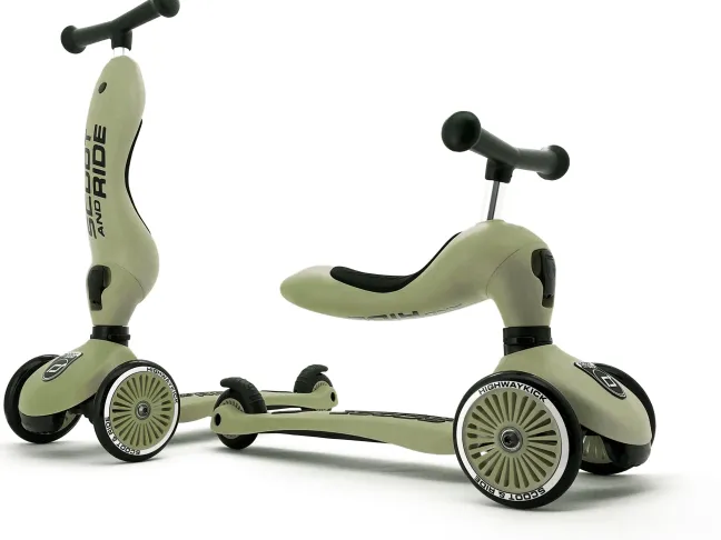 Scoot & Ride Highwaykick 1 olive