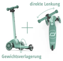 Scoot & Ride Highwaykick 3S faltbar forest