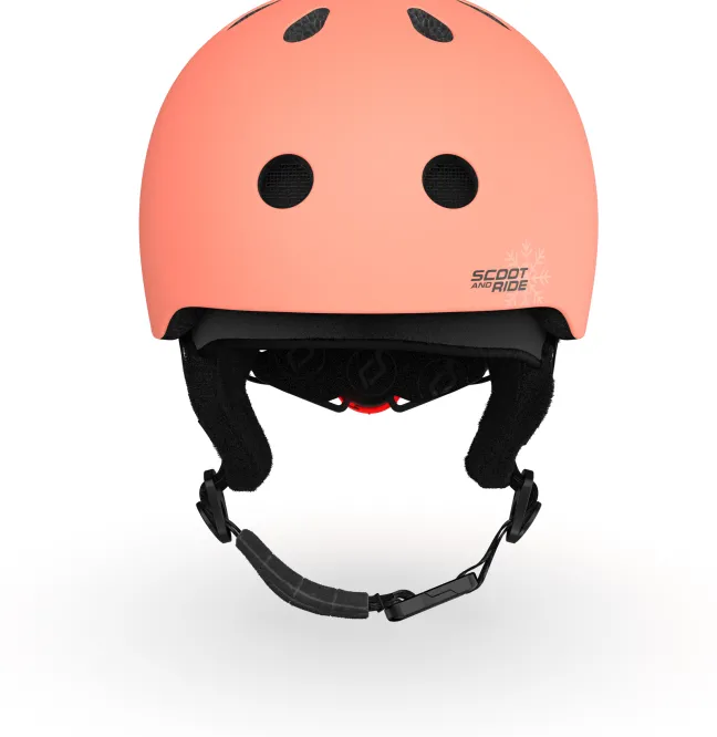 Scoot & Ride Winter und Skihelm S-M peach