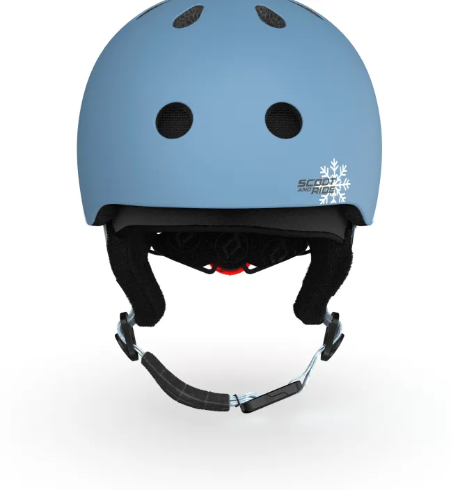 Scoot & Ride Winter und Skihelm XXS-S steel