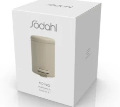Södahl Pedaleimer Mono 3L beige