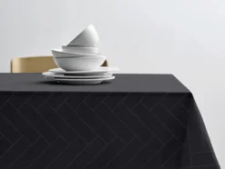 Södahl Tischtuch Ø180cm Tiles Damask grau