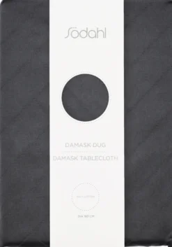 Södahl Tischtuch Ø180cm Tiles Damask grau