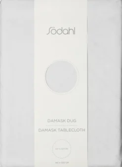 Södahl Tischtuch Ø180cm Tiles Damask weiß