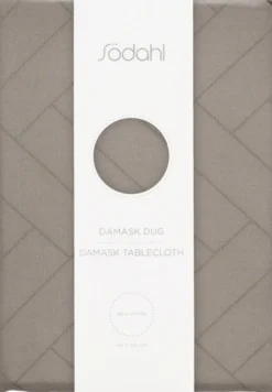 Södahl Tischtuch 140x320cm Tiles Damask grau