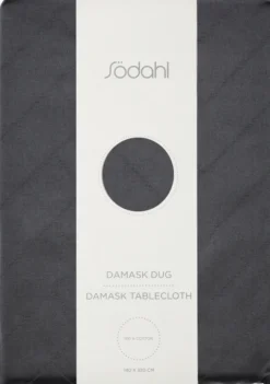 Södahl Tischtuch 140x220cm Tiles Damask grau