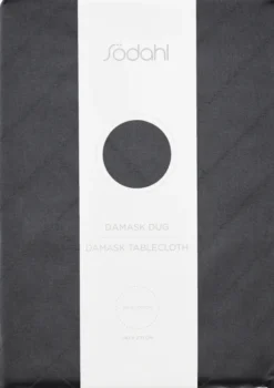 Södahl Tischtuch 140x270cm Tiles Damask grau