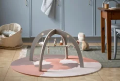Sebra Aktivitätsspielzeug Blinky die Eule beige