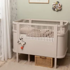 Sebra Baby- & Juniorbett Birch Bark Rose FSC™