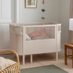 Sebra Baby- & Juniorbett Birch Bark Rose FSC™