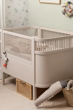 Sebra Baby- & Juniorbett Birch Bark Rose FSC™