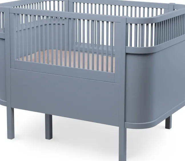 Sebra Baby- & Juniorbett blau FSC™