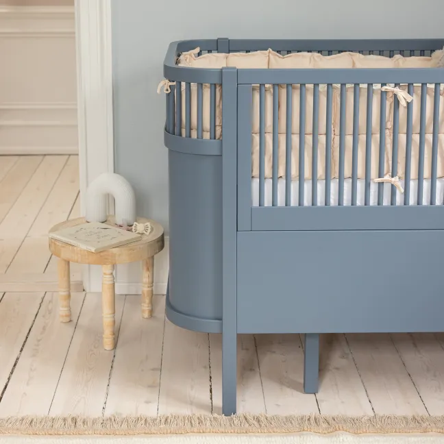 Sebra Baby- & Juniorbett blau FSC™