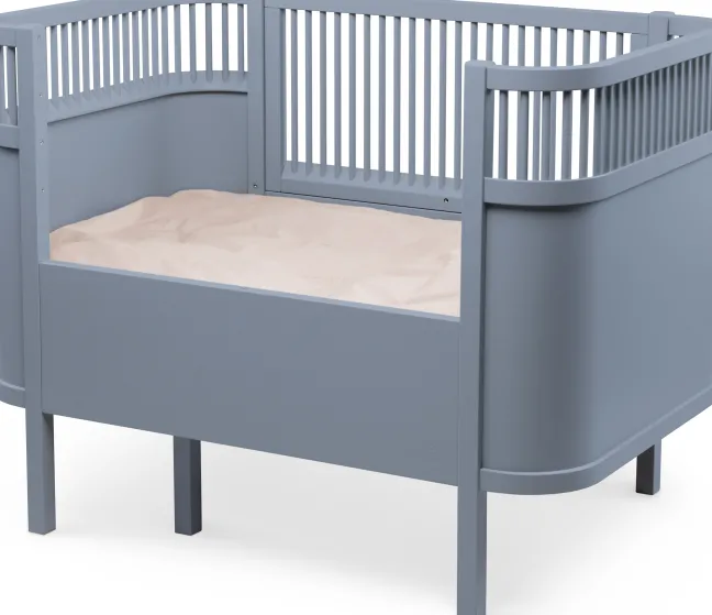 Sebra Baby- & Juniorbett blau FSC™