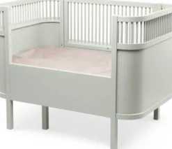 Sebra Baby- & Juniorbett mist green FSC™