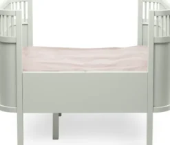Sebra Baby- & Juniorbett mist green FSC™