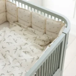 Sebra Baby- & Juniorbett mist green FSC™