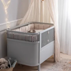 Sebra Baby- & Juniorbett Stone FSC™