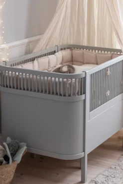Sebra Baby- & Juniorbett Stone FSC™