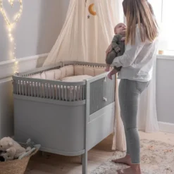 Sebra Baby- & Juniorbett Stone FSC™