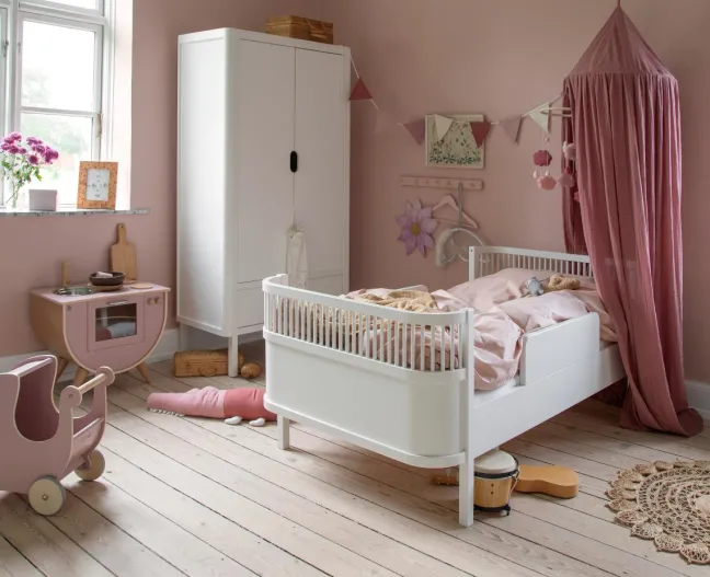 Sebra Bett Junior & Grow classic inkl. Matratze weiß Aktion