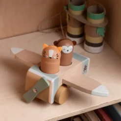Sebra Flugzeug Holz Wildlife