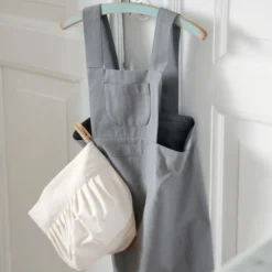 Sebra Kinderschürze und Kochmütze elephant grey/classic weiß