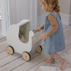 Sebra Puppenwagen weiß
