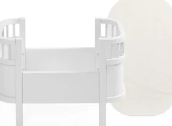 Sebra Sebra Puppenbett inkl. Matratze FSC™ weiß