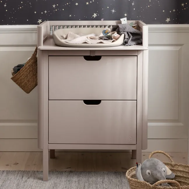 Sebra Wickelkommode mit Schubladen FSC™ rose