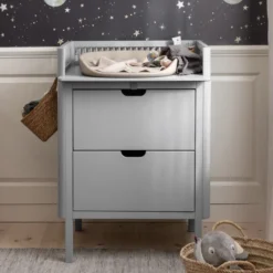 Sebra Wickelkommode mit Schubladen FSC™ stone