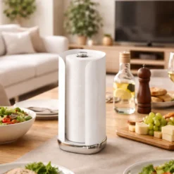 SIEGWERK Cubo Rollenhalter für Küchenrolle Pure Snow