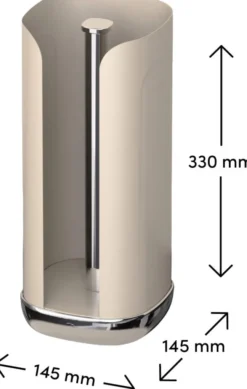 SIEGWERK Cubo Rollenhalter für Küchenrolle Sand Beach