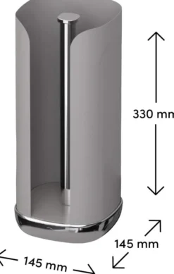 SIEGWERK Cubo Rollenhalter für Küchenrolle Shadow Rock