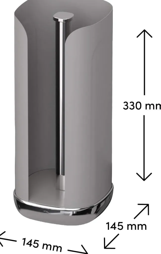 SIEGWERK Cubo Rollenhalter für Küchenrolle Shadow Rock