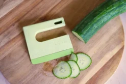 SKAGFA KLYV - The First Knife - Kindermesser grün