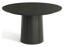 Skovby Esstisch 33 ausziehbar Eiche schwarz / Nanolaminat schwarz