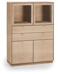 Skovby Highboard 923 Eiche weiß geölt