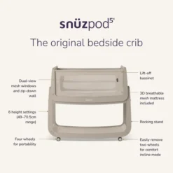 Snüz SnüzPod 5 Beistellbett Pebble
