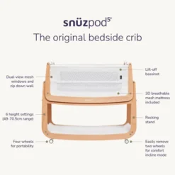 Snüz SnüzPod 5 Beistellbett Walnuss