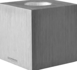 SOMPEX CUBIC Sockel für LED-Filament silber