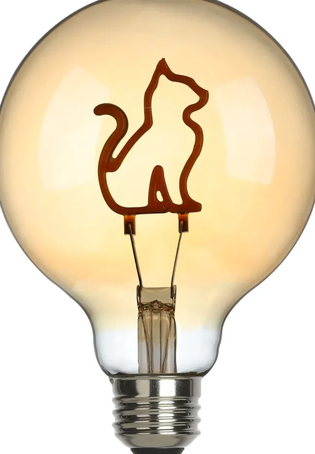 SOMPEX LED-Filament Leuchtmittel Katze Ø9,5cm