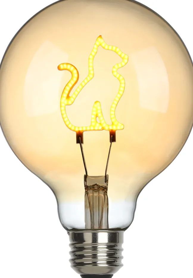 SOMPEX LED-Filament Leuchtmittel Katze Ø9,5cm